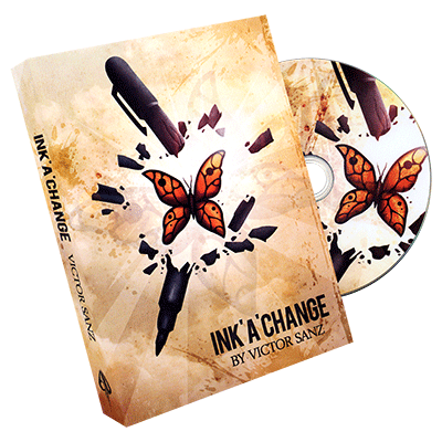 Ink'A'Change DVD and Gimmick by Victor Sanz (DVD726)