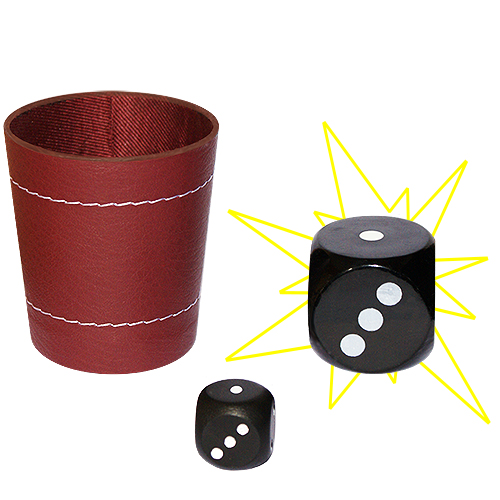 Dice Chop Cup with Dice (3886)