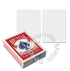 Bicycle Blanco-Blanco (Double Blank) Spel (0224)