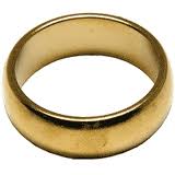 PK Ring Goud Rond 19 mm (3298)