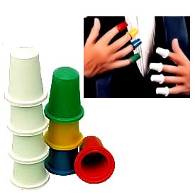 Thimbles White & Multicolor Set (3333-w3)