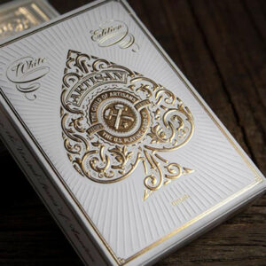 White Artisan Playing Cards (3825)