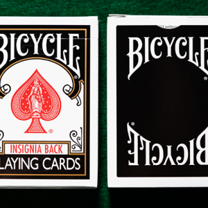 Bicycle Insignia Back Playing Cards ZWART (5099)
